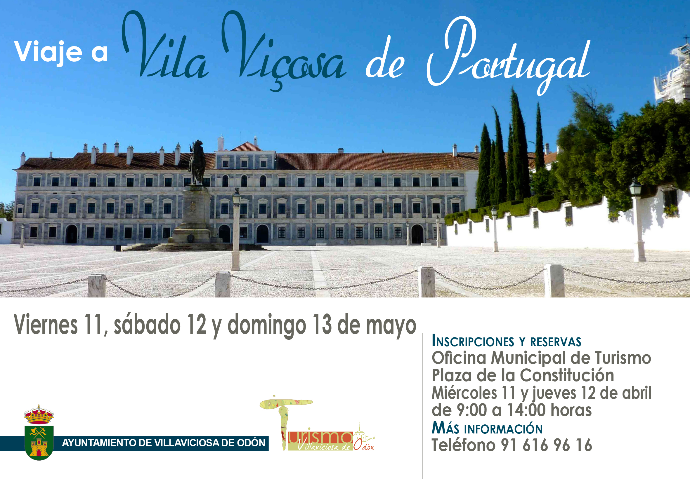 Inscripciones Viaje a Vila Viçosa de Portugal