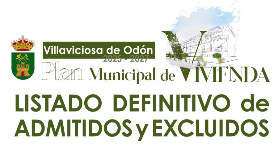 Plan de Vivienda Fase l listado definitivo de adjudicatarios admitidos y excluidos 